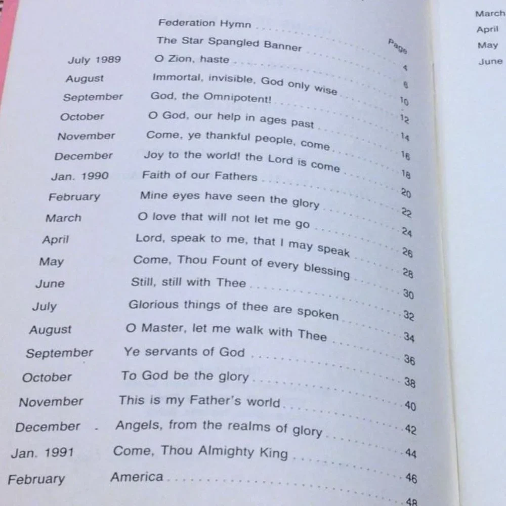 Book Sale! 3 for $10! Gospel Song Book - Humn of the Month